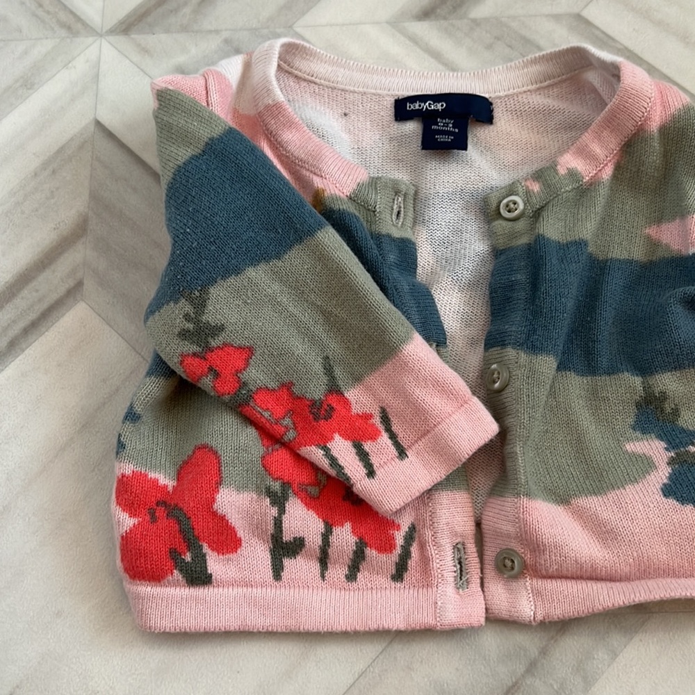 Nature scene gap cardigan - Picture 2 of 2